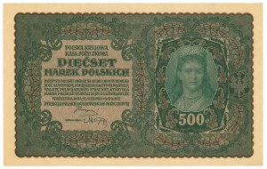 II RP, 500 Polish marks 1919 1st Series BV