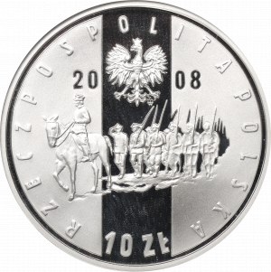 III RP, 10 PLN 2008 - 90th anniversary of the Greater Poland Uprising GCN