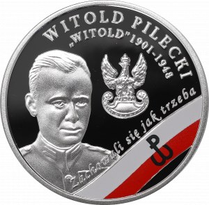 III RP, 10 Zloty 2017 Outlawed by the communists, unbroken soldiers Witold Pilecki