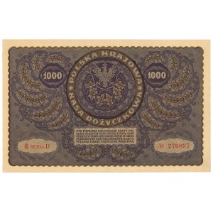 II RP, 1000 marek polskich 1919 III Serja D