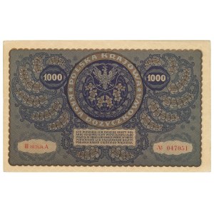 II RP, 1000 marek polskich 1919 III Serja A