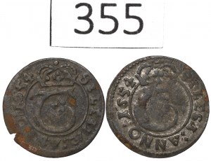 Silesia, Duchy of Cieszyn, Elisabeth Lucretia, Set of obols 1654