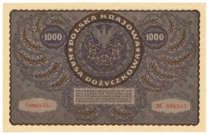 II RP, 1000 Polish marks 1919 1st Series DL