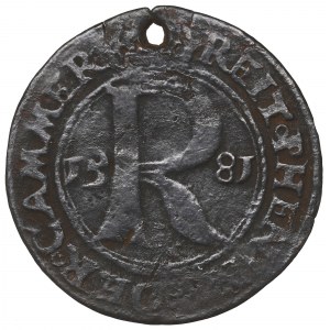 Rudolf II, Raitpfennig 1581, Joachimsthal