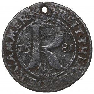 Rudolf II, Raitpfennig 1581, Joachimsthal