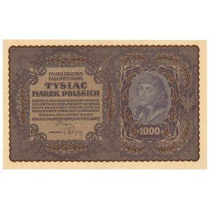 II RP, 1000 polských marek 1919 1. série BN