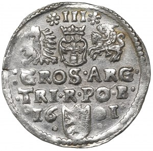 Sigismund III, 3 groschen 1601, Bromberg