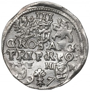 Sigismund III, 3 groschen 1597, Posen