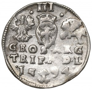 Sigismund III, 3 groschen 1594, Vilnius