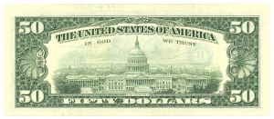 USA, $50 1993, B/C series with star, Withrow & Bentson