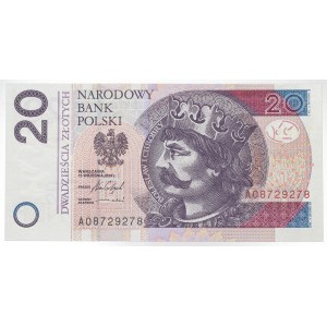 20 złotych 2016 AO - seria przejściowa - RADAR !