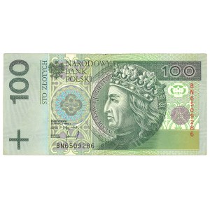 III RP, 100 złotych 1994 BN - rozeta w kolorze srebrnym - DESTRUKT !