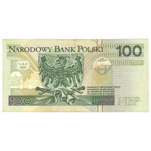 III RP, 100 złotych 1994 BN - rozeta w kolorze srebrnym - DESTRUKT !
