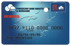 Karta bankomatowa Hermes Styl - WZÓR