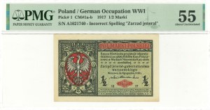 1/2 mkp 1916 Jeneral - PMG 55