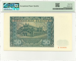 GG, 50 gold 1941 D PMG 64 EPQ