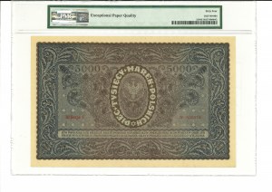 II RP, 5000 Polish marks 1920 III Series I - PMG 64 EPQ