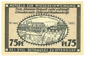 Ottendorf (Ocice) 75 pfg 1921
