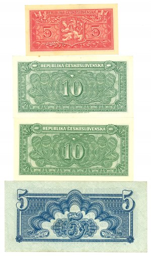 Czechoslovakia, Set of banknotes 1950, 1960, 1964