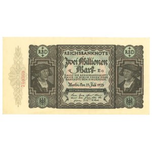 Germany, 2 million marks 1923