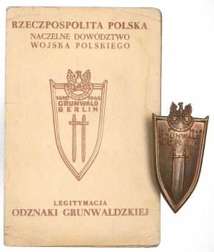 People's Republic of Poland, Grunwald badge with ID card