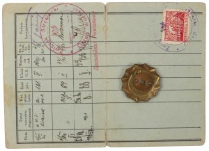 II RP, Legitimation of Rifleman's Badge of the Border Protection Corps Krasne