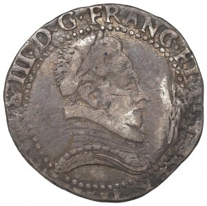 Henry Valois, 1/2 franc 1578