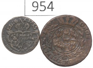 Augustus III Sas and Poniatowski, Coin Set