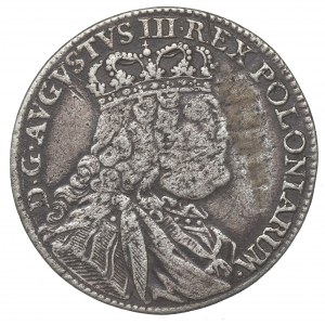 Germany, Saxony, Friedrich August II, 18 groschen 1754