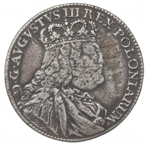 Germany, Saxony, Friedrich August II, 18 groschen 1754