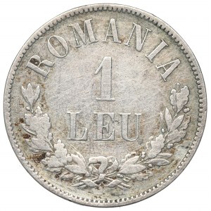 Romania, 1 leu 1874