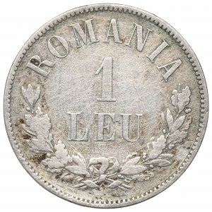 Romania, 1 leu 1874
