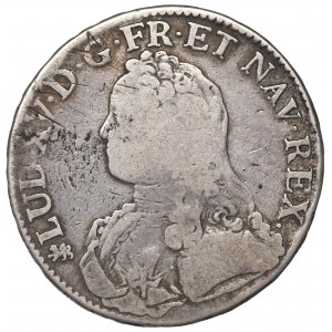 Frankreich, Ludwig XV, Ecu 1730, Nantes