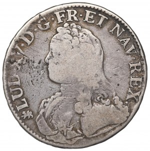 France, Ludovic XV, Ecu 1730, Nantes