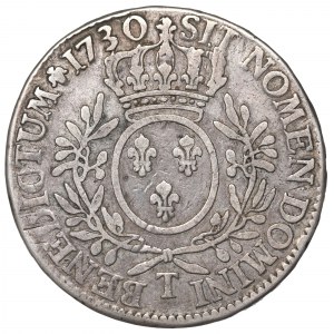 Frankreich, Ludwig XV, Ecu 1730, Nantes