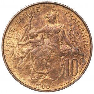 France, 10 centimes 1900