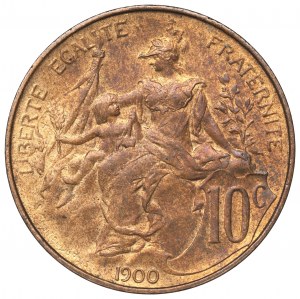 France, 10 centimes 1900