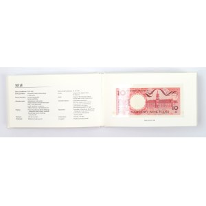 III RP, Komplet banknotów Miasta Polskie w albumie - bez nadruku NIEOBIEGOWY