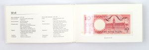 Third Republic, Set of Polish Cities banknotes in an album - unprinted UNOFFICIAL