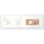 III RP, Komplet banknotów Miasta Polskie w albumie - bez nadruku NIEOBIEGOWY