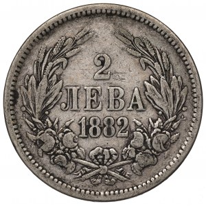 Bulgary, 2 leva 1882