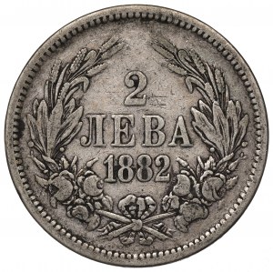 Bulgary, 2 leva 1882