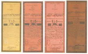 Catalog, Treasury tickets from the time of the Kościuszko Insurrection - Museum of Papermaking Duszniki Zdrój