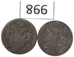 Russian partition, Set of 10 pennies 1820-40