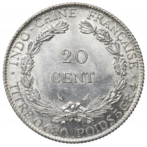 Fench Indochine, 20 centimes 1937