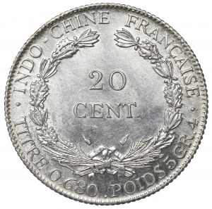 Fench Indochine, 20 centimes 1937