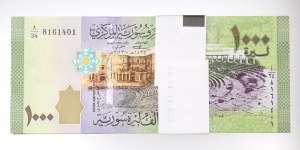 Syria, 1000 Pounds - Bank Packet of 100 pcs
