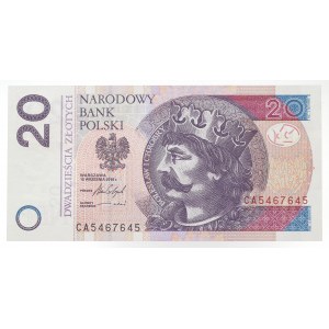 20 złotych 2016 CA 5467645 - RADAR !