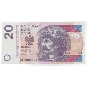 20 złotych 2016 CE 4088804 - RADAR !