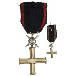 II RP, Cross of Independence with Swords and Miniature - Delande